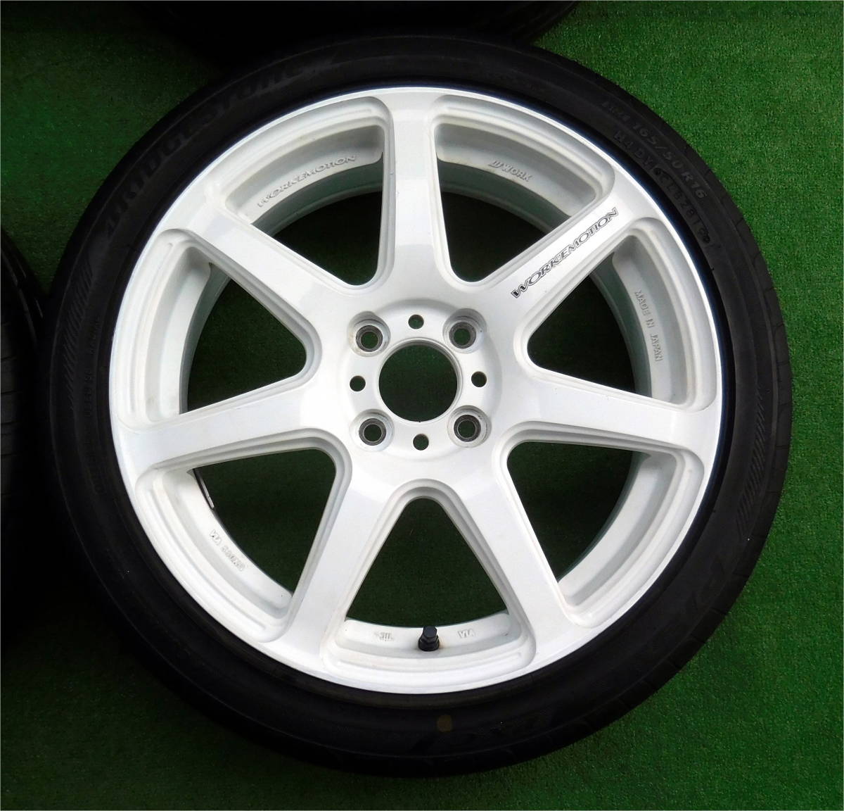 ○WORK ワーク エモーション T7R 16×5.5J (45) 4H PCD100 ホワイト 