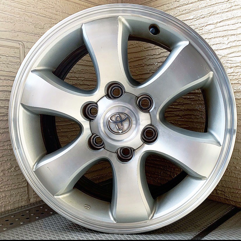 ハイエース プラド 純正ホイール 17インチ 6穴 200系ハイエース 120  