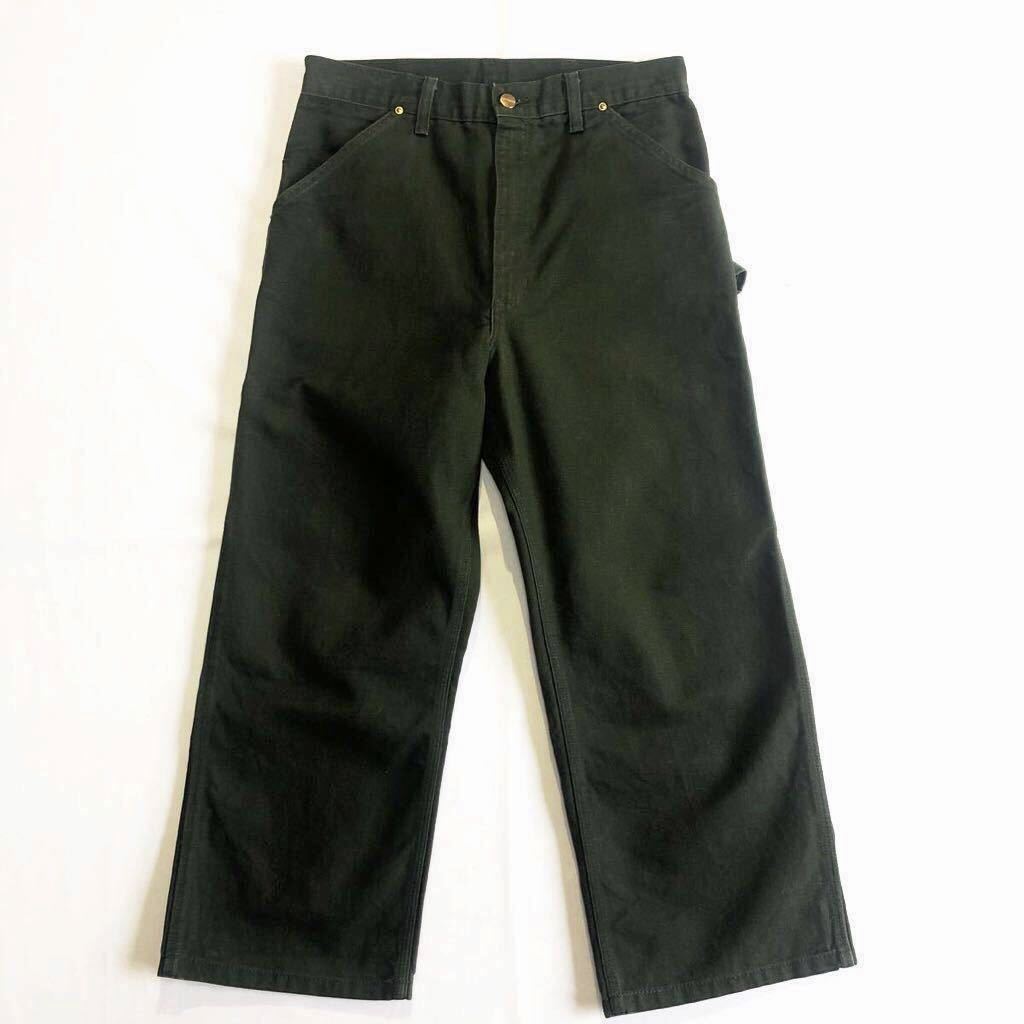 美品☆80s 90s USA製 CARHARTT ダック ペインターパンツ W32