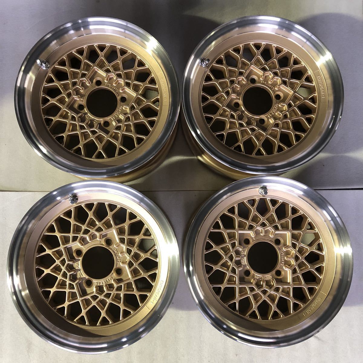 52830302】☆中古美品☆程度良好☆旧車 Weds EUROPEAN-1 13インチ 5.5  