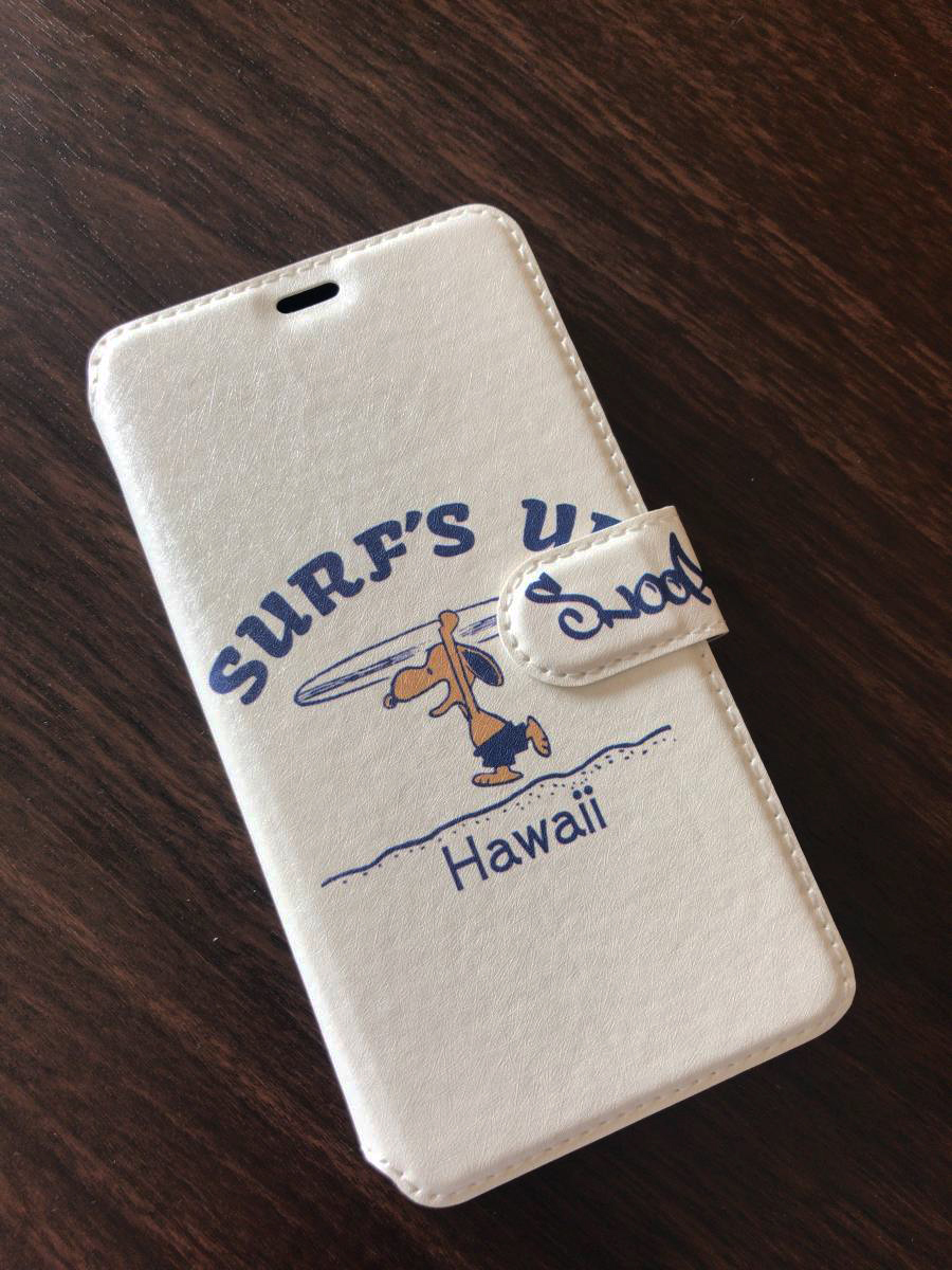 Iphone11カード入れスタンド機能付手帳型レザーケース Surf S Up ハワイ日焼けスヌーピー 最大 Offクーポン