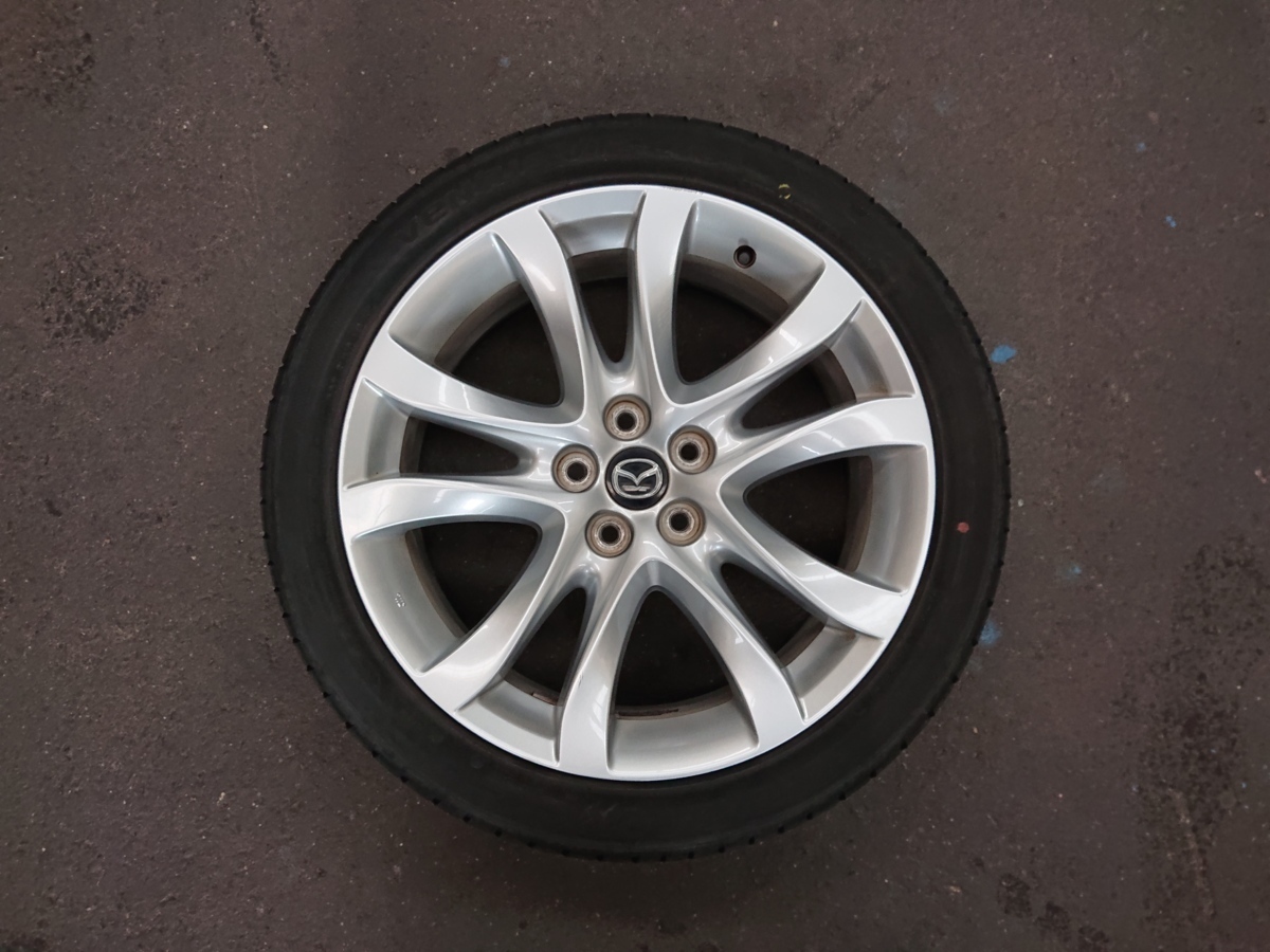 アテンザ GJ 純正アルミホイール 19×7 1/2J ＋45 114.3 5穴 225/45R/