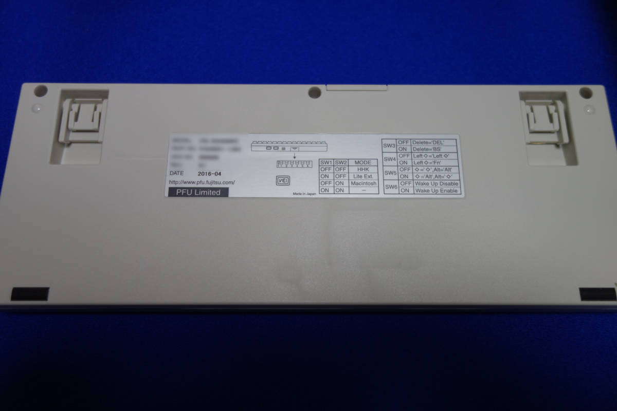 中古】キーボード HHKB Professional2 Type-S 静音モデル 英語配列 白 