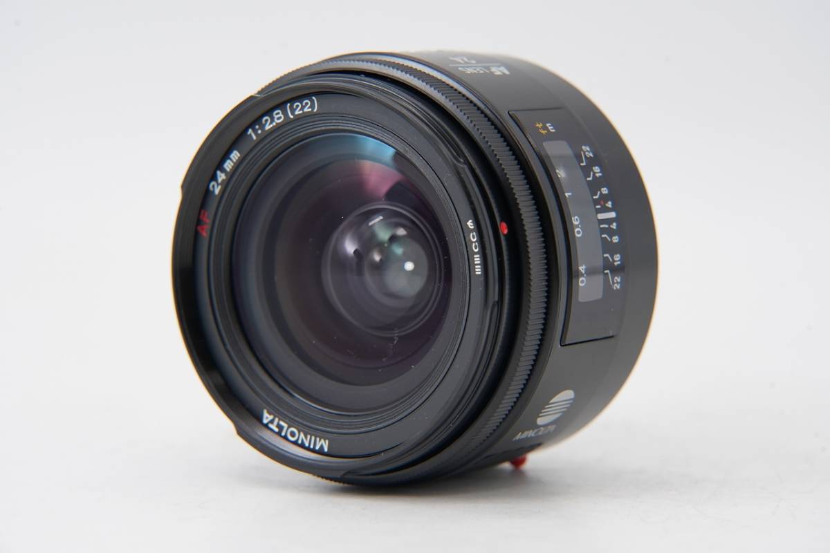 良品 】 ミノルタ MINOLTA AF 24mm f2.8 (22) Aマウント AF レンズ