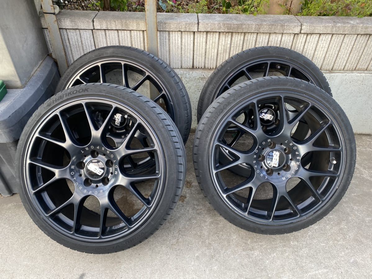 BBS CH 4本セット PCD112 19インチ タイヤ付き 中古 BBS CH-R 19-8.5 BBS CH 4本セット PCD112 19インチ タイヤ付き 中古 BBS CH-R 19-8.5