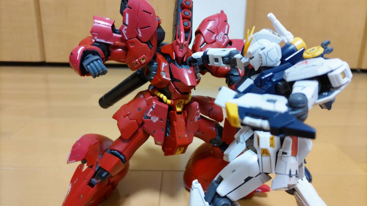 ガンプラ RGνガンダム RGサザビー 素組 組立済み ジャンク(機動戦士 