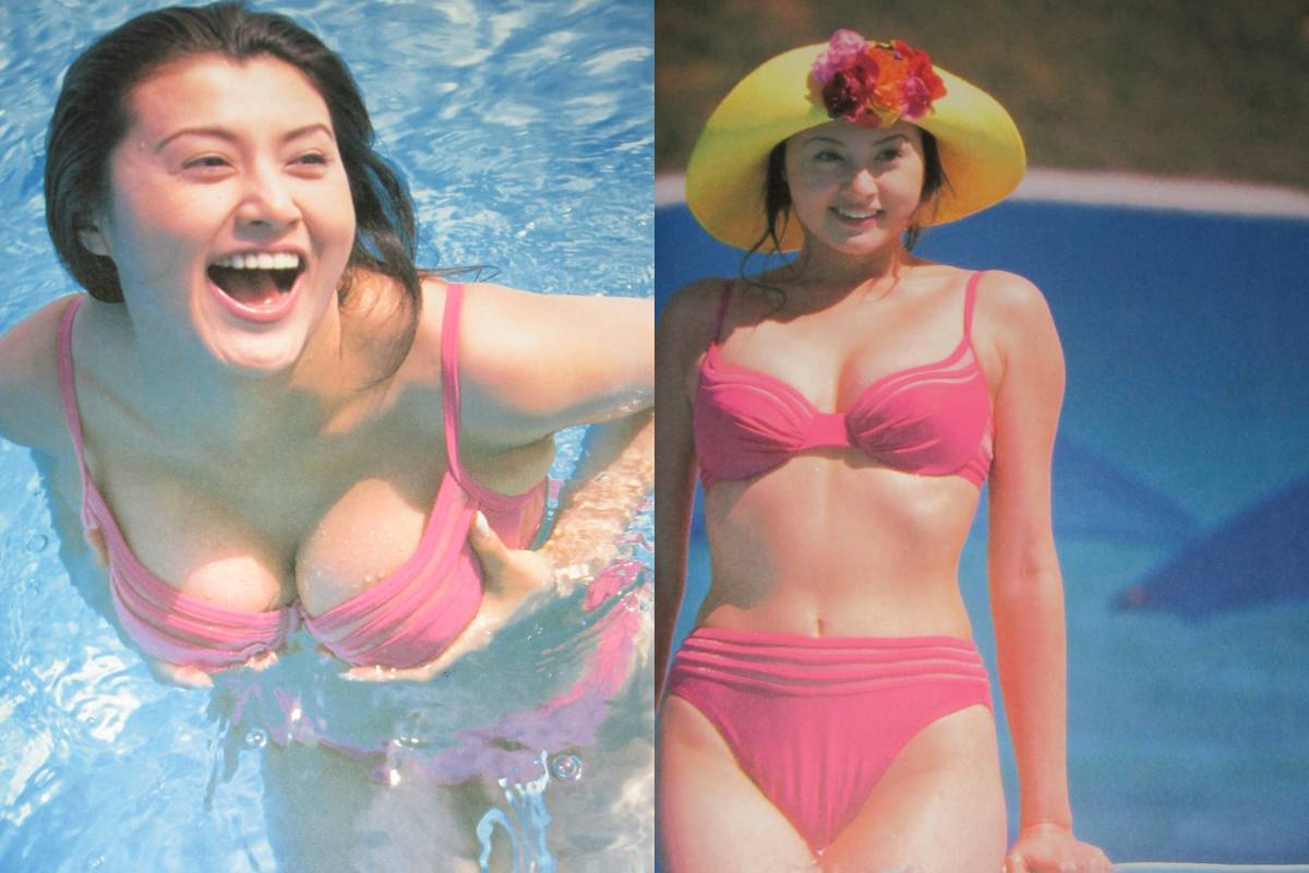 写真集 藤原紀香 NORIKA 27歳水着 1999年初版帯付 定価3080円 ビニール