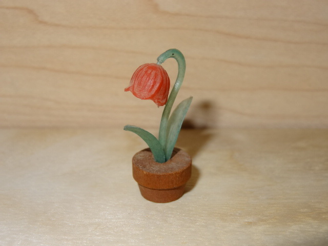 レトロ・グリコ おまけ・鉢植えの花 食器 プラ製動物(グリコ)｜売買 