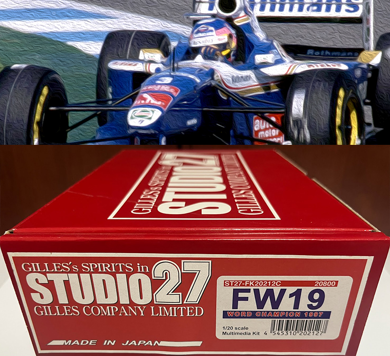 1/20 ウィリアムズ ルノー FW19 1997年 ワールドチャンピオン ジャック 