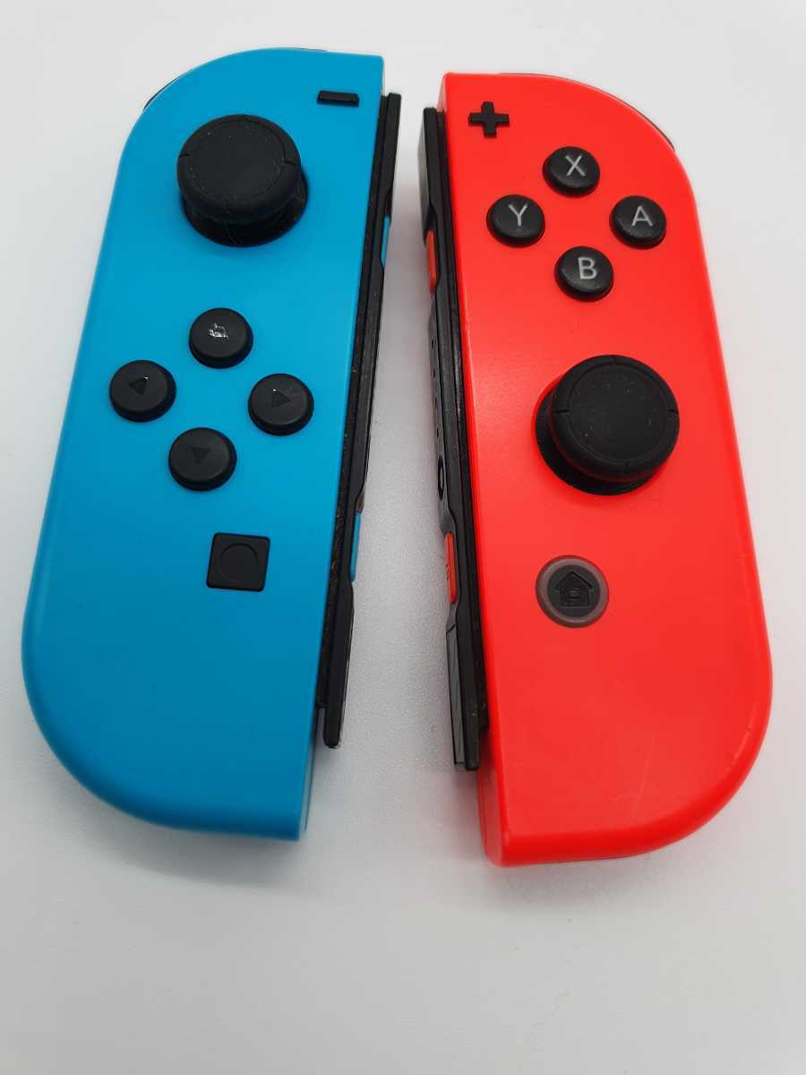 新作，人気 任天堂 ネオンレッドR ネオンブルーL19 NintendoSwitch ニンテンドースイッチ ジョイコンLR JOY-CON左右セットコントローラ(ニンテンドースイッチアクセサリー)｜売買されたオークション情報、yahoo ニンテンドースイッチアクセサリー