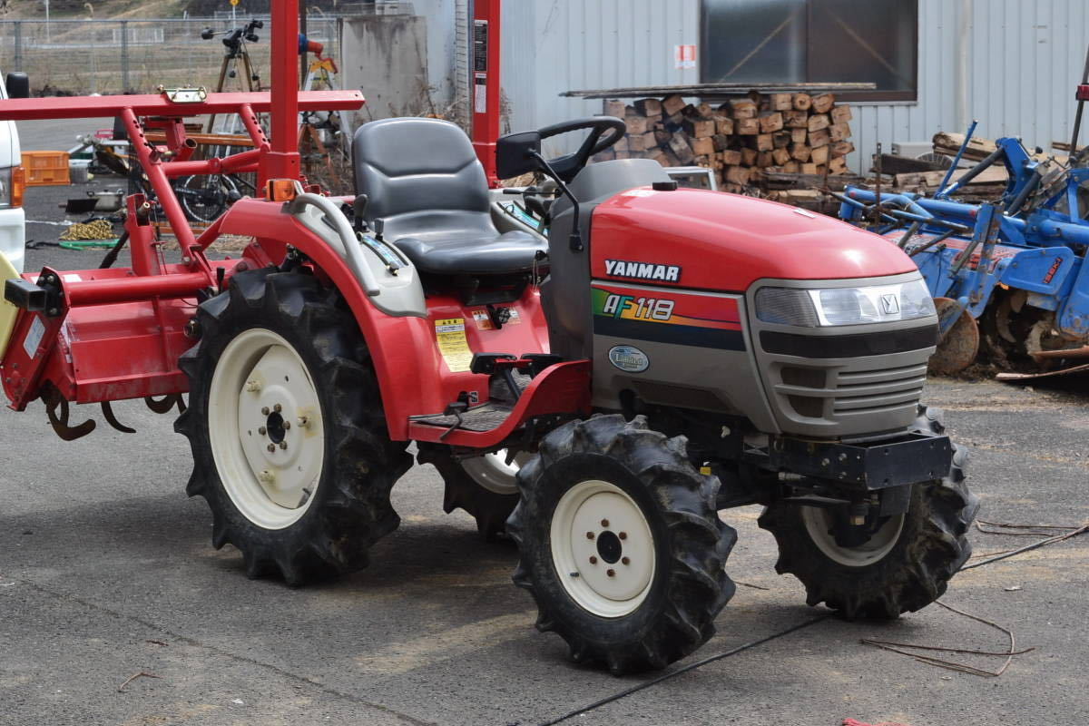 鳥取 ヤンマー 18馬力 トラクター YT118 パワステ/UFO/耕深/倍速/J