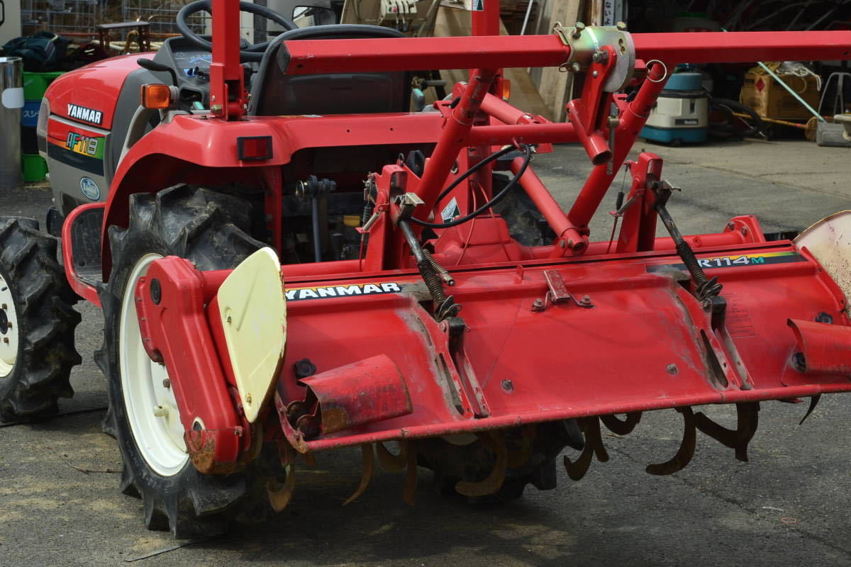 鳥取 ヤンマー 18馬力 トラクター YT118 パワステ/UFO/耕深/倍速/J