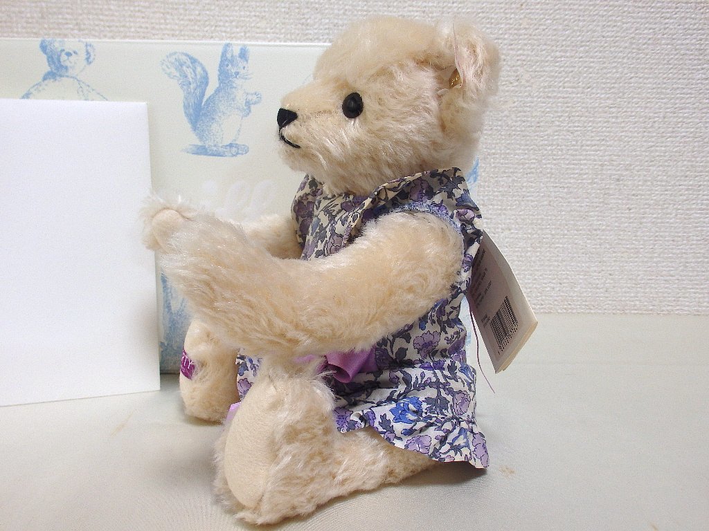 steiffシュタイフ/ リバティ・バイオレット テディベア / 完品