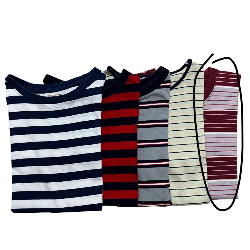 ②BUTCHER PRODUCTSブッチャープロダクツ ボーダーT ボーダーTシャツ  