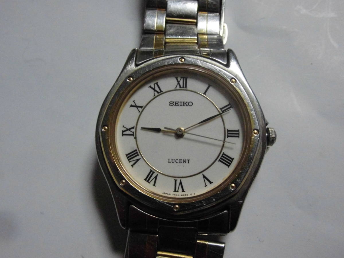 SEIKO/セイコー◇LUCENT/ルーセント/7N01-6510/メンズ腕時計 3針 