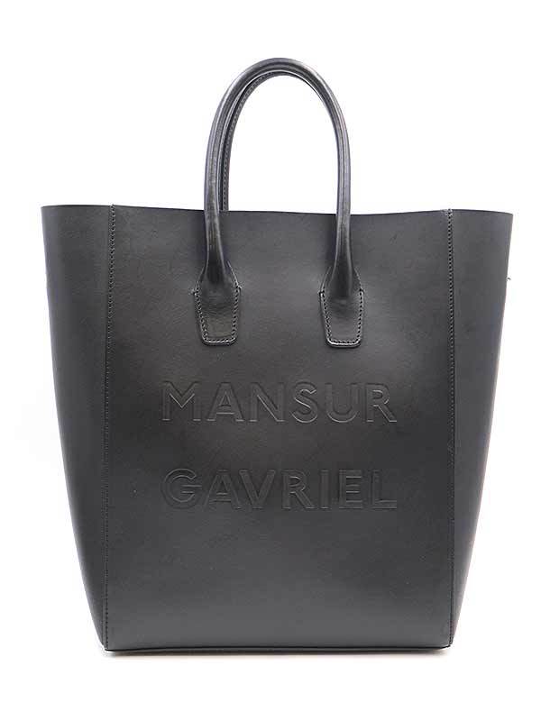 MANSUR GAVRIEL マンサー ガブリエル エンボスロゴ2WAYトートバッグ 