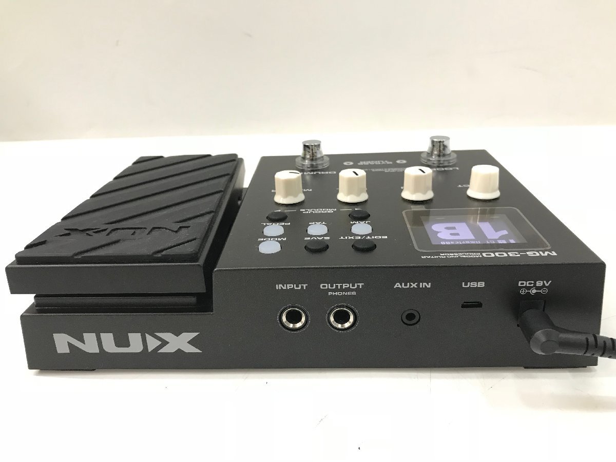 美品 NUX MG-300 エレキギター用 マルチエフェクター ドライブ 
