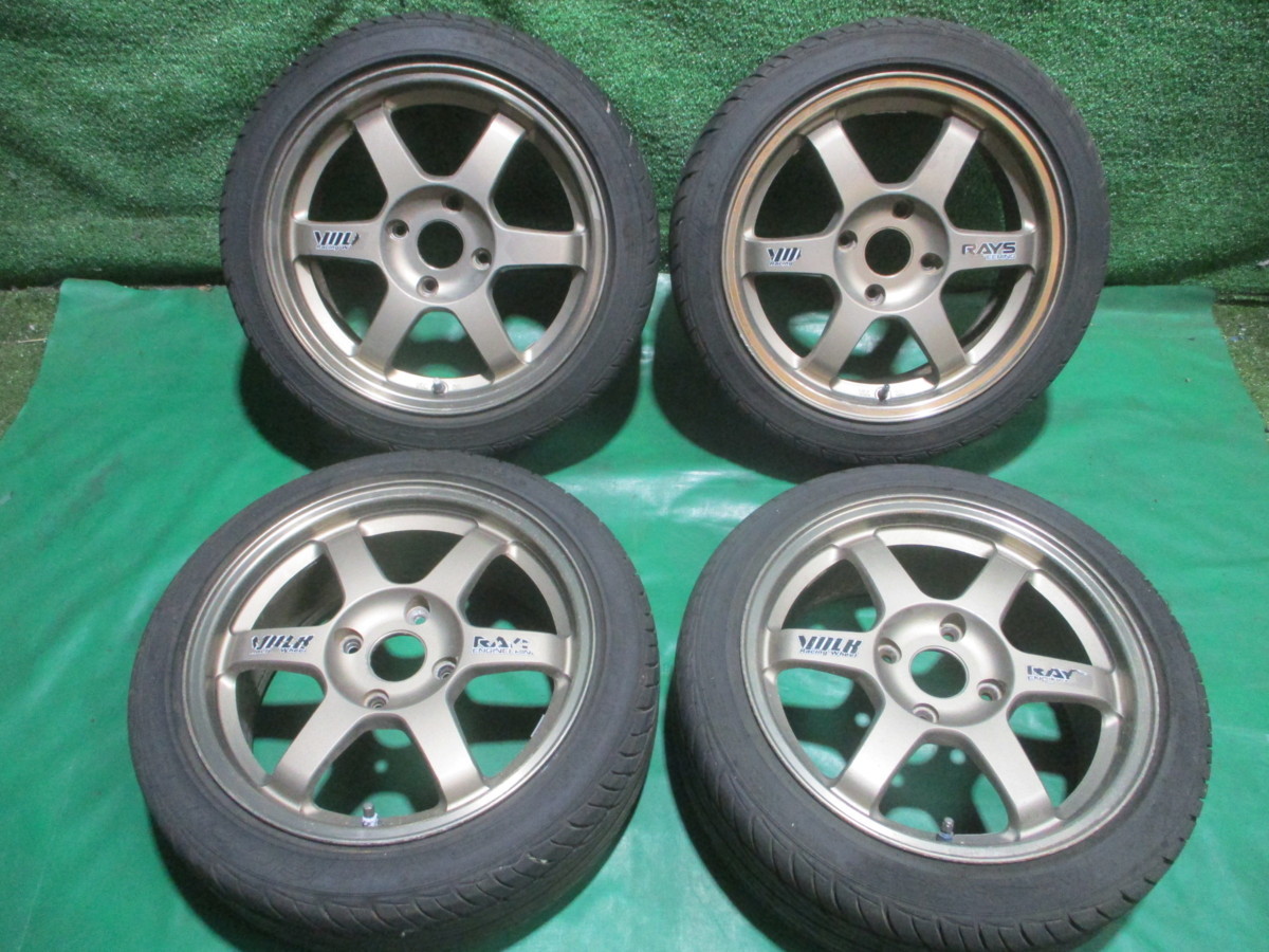 ☆ RAYS VOLK RACING TE37 ブロンズ 16インチ 4穴 PCD114.3 アルミ 