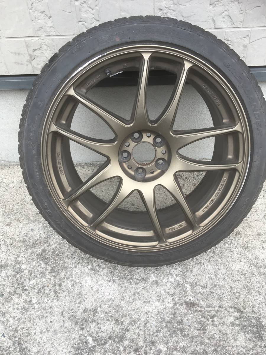 ☆ WORK EMOTION ワーク エモーション 極 18インチ 8.5J +47 5穴 100
