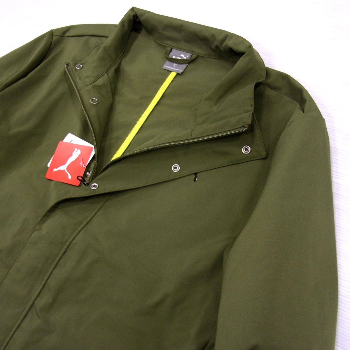 新品○プーマ PUMA ミリタリーコート ウーブンコート スプリングコート  