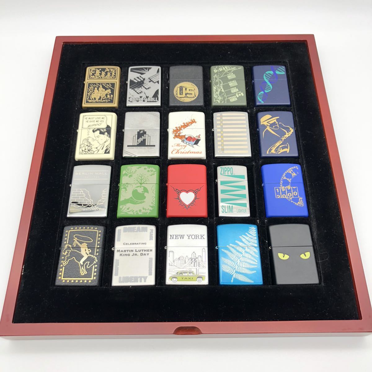 Zippo デアゴスティーニ ジッポー コレクションケース 4段 80個
