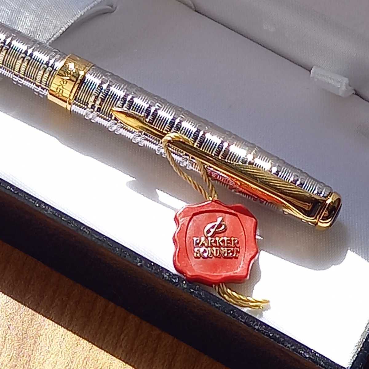 PARKER SONNET パーカー ソネット シルバー×ゴールド 回転式 