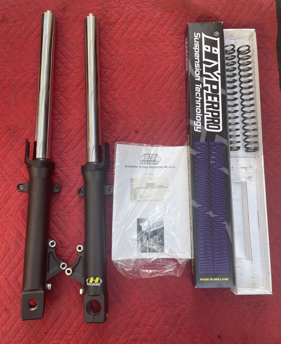ハイパープロスプリング装置済み ZRX1200DAEG純正フロントフォーク