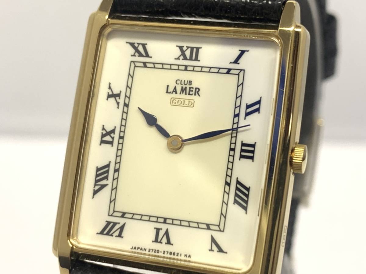 C909-K18-2341 電池交換済み/稼働 CITIZEN シチズン CLUB LA MER 