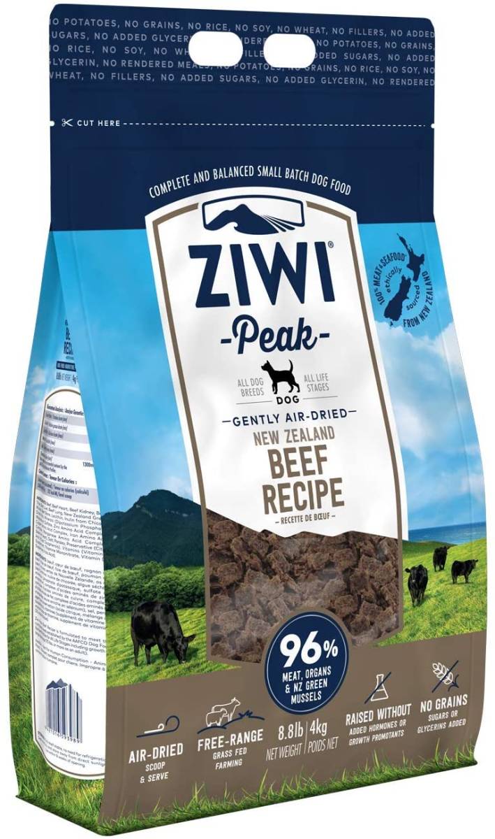 ジウィピーク ☆ ドッグフード ☆グラスフェッドビーフ☆ 4kg Ziwipeak