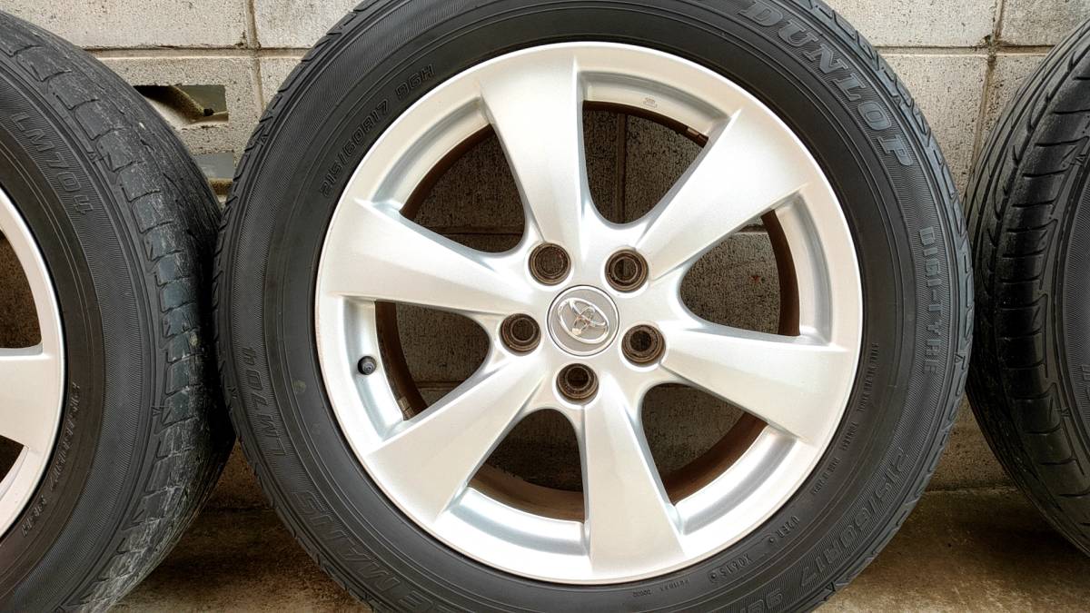 エスティマ ハイブリッド AHR20W 純正 アルミホイル4本 17インチ 
