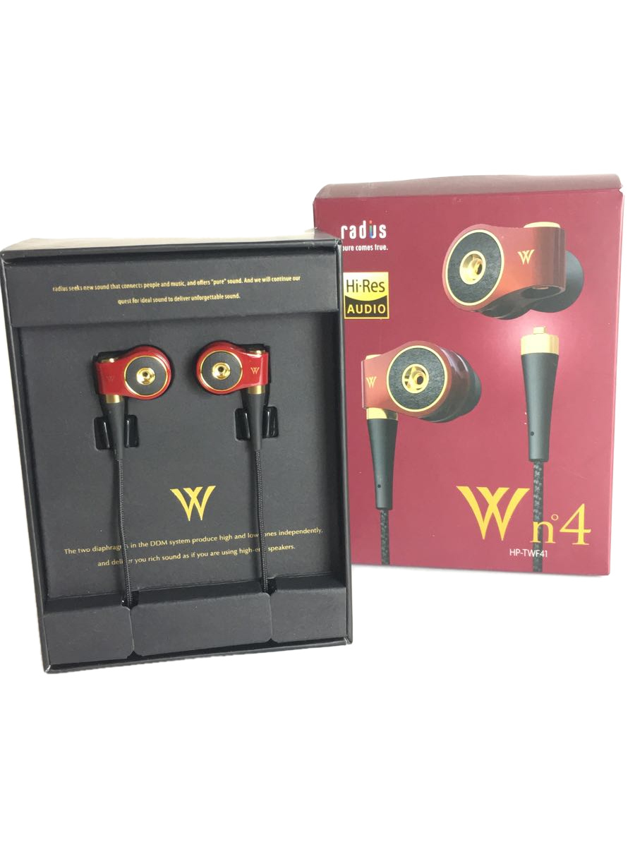 radius◇イヤホン・ヘッドホン HP-TWF41R radius W n°4 ) ( (DDM