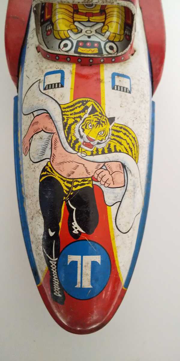 タイガーマスク ブリキ マスダヤ タイガーロケット 当時物 ビンテージ