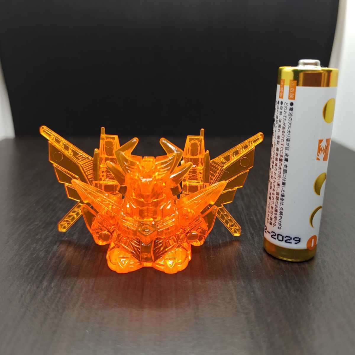 SDガンダム 三代目大将軍 オレンジ プラスチック製 フィギュア ガン 