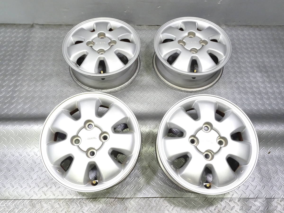 スバル サンバーディアス TW1 純正ホイールセット 4本セット 13×450B 
