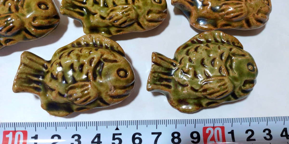 北大路魯山人 箸置き 織部釉 黒田陶々庵識 魚形 箸枕 5客 公式通販