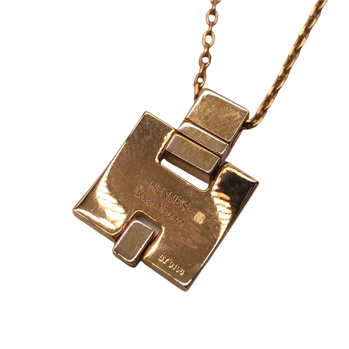 エルメス HERMES アイリーン Hロゴ ペンダント ネックレス ピアス 