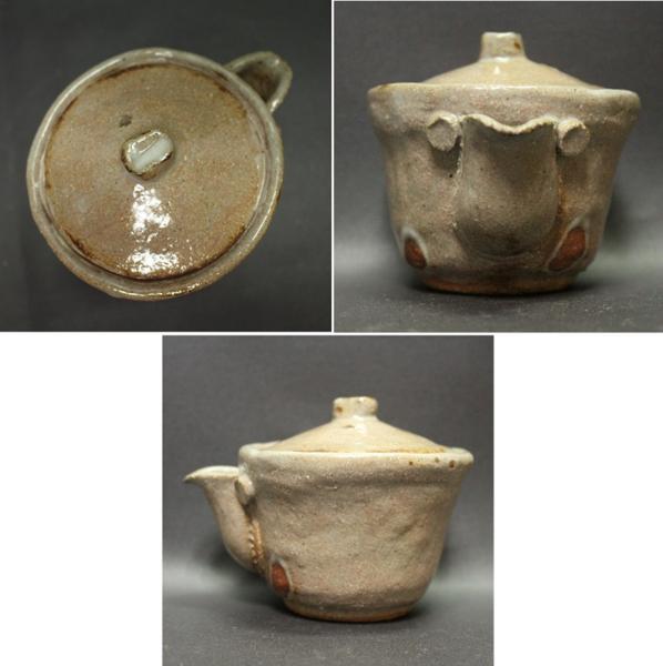 急須 茶器 備前焼 湯冷まし 湯呑 茶器セット ◇ 平安竹泉 細川敬弘作 竹泉 茶道具 湯茶碗 ac752 時代物 7点セット 湯呑みセット