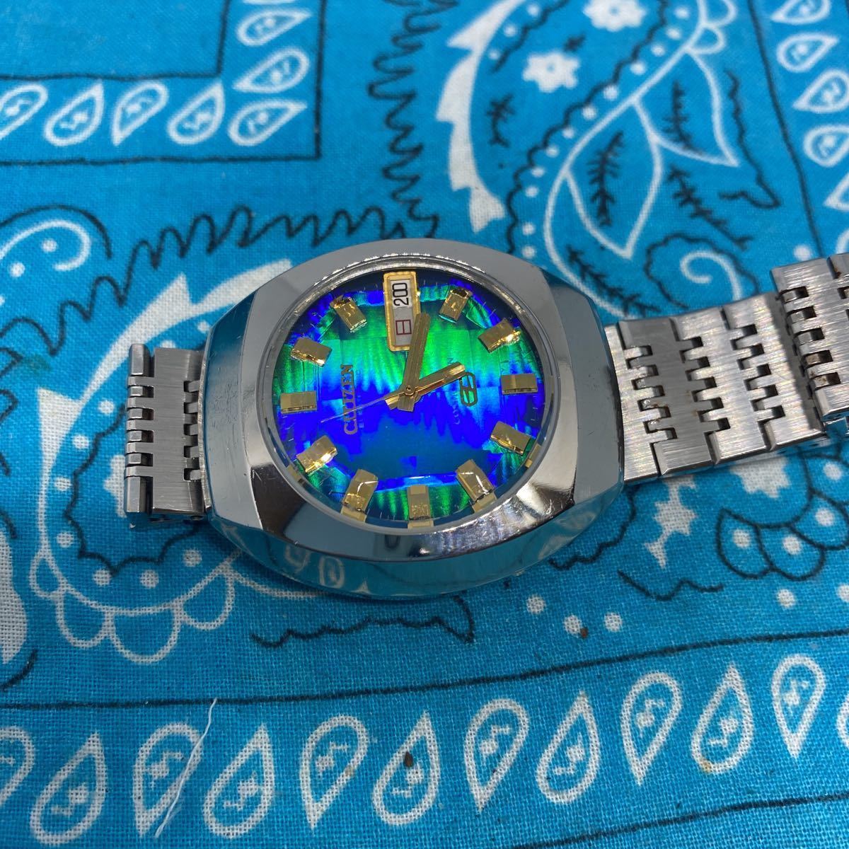 良品 CITIZEN シチズン COSMOTRON コスモトロン 7804 オリジナルベルト 