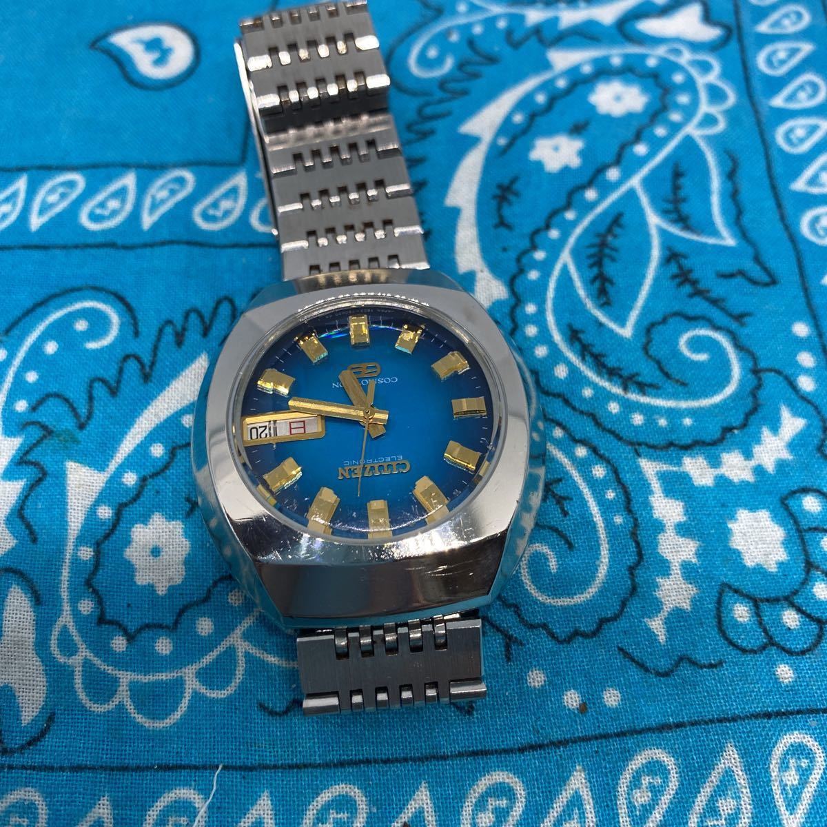 良品 CITIZEN シチズン COSMOTRON コスモトロン 7804 オリジナルベルト 