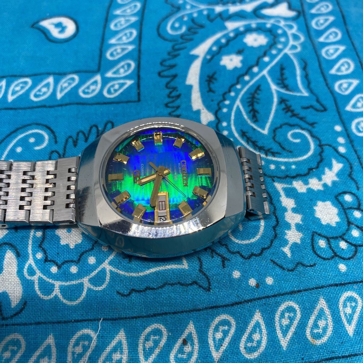 良品 CITIZEN シチズン COSMOTRON コスモトロン 7804 オリジナルベルト 