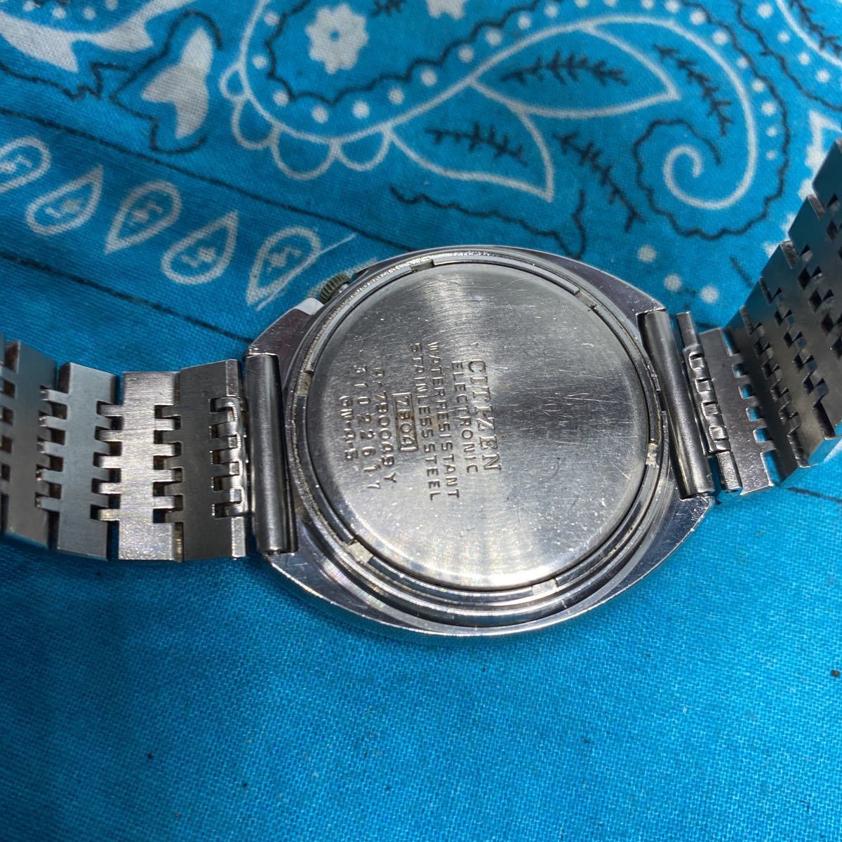 良品 CITIZEN シチズン COSMOTRON コスモトロン 7804 オリジナルベルト 