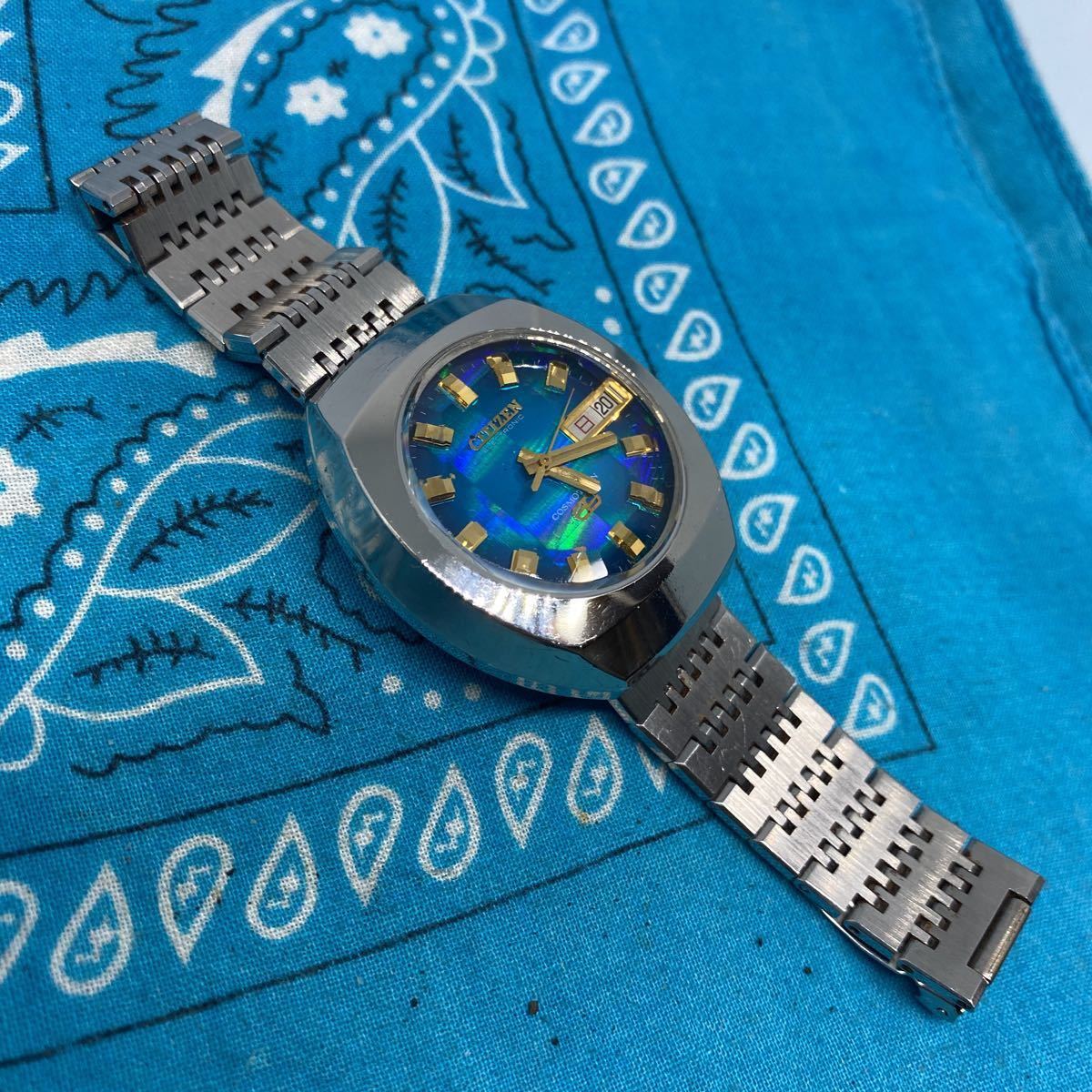 良品 CITIZEN シチズン COSMOTRON コスモトロン 7804 オリジナルベルト 