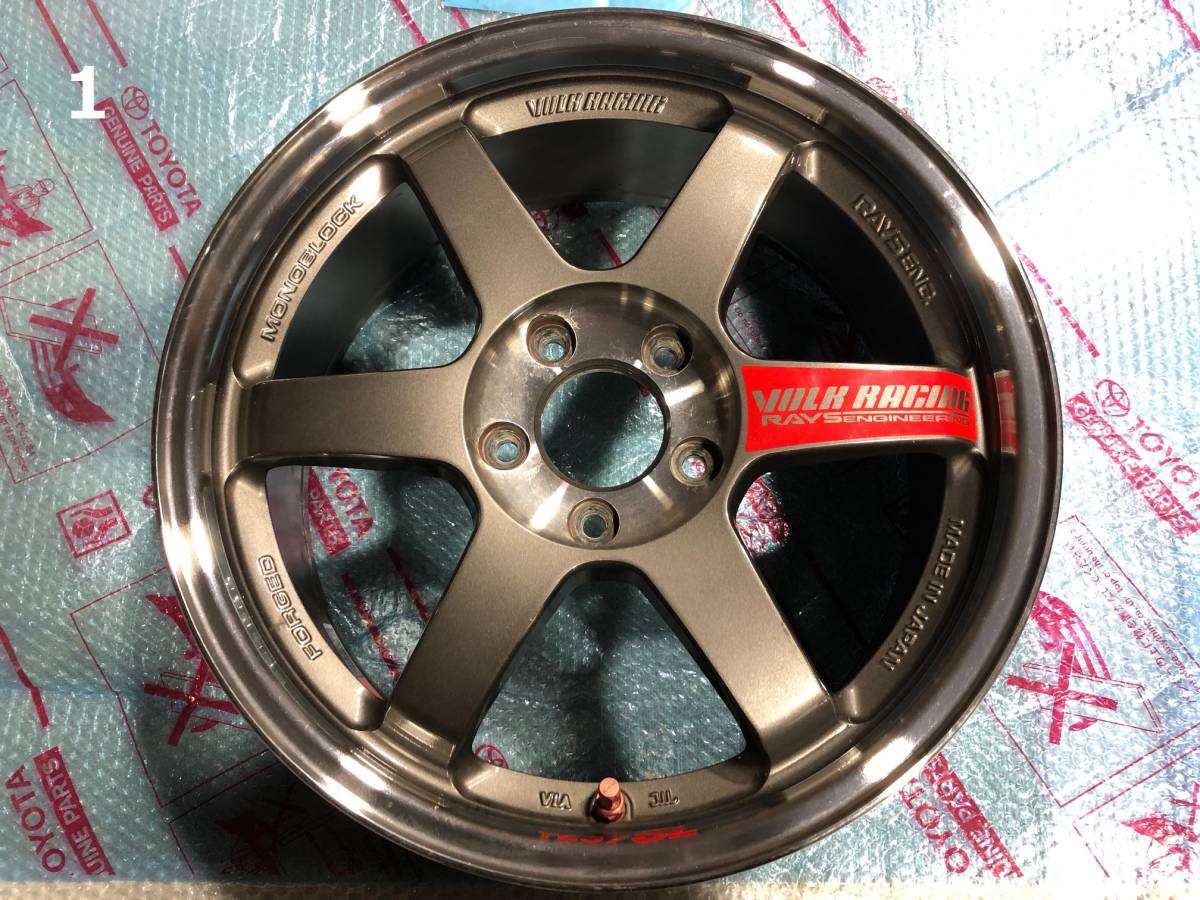 4本 RAYS レイズ TE37 SL ホイール 17インチ 17×7.5J +40 114.3(社外品 