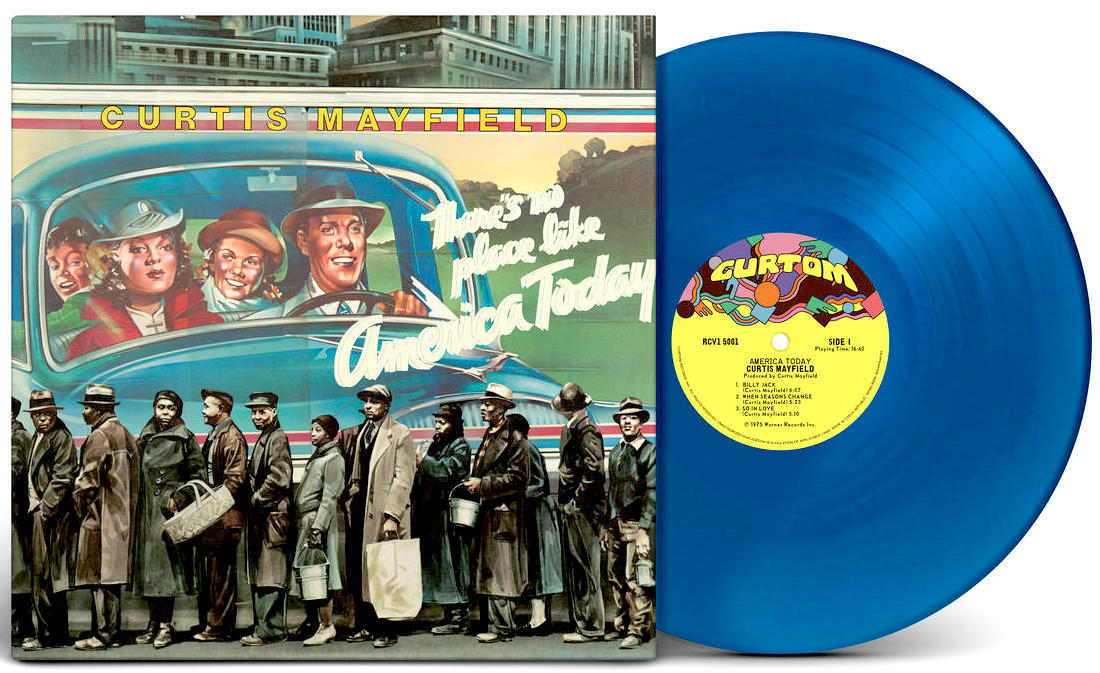 No Place America Curtis There's Like Mayfield - Today Vinyl (There's &frasl; – Like) LP Vintage)