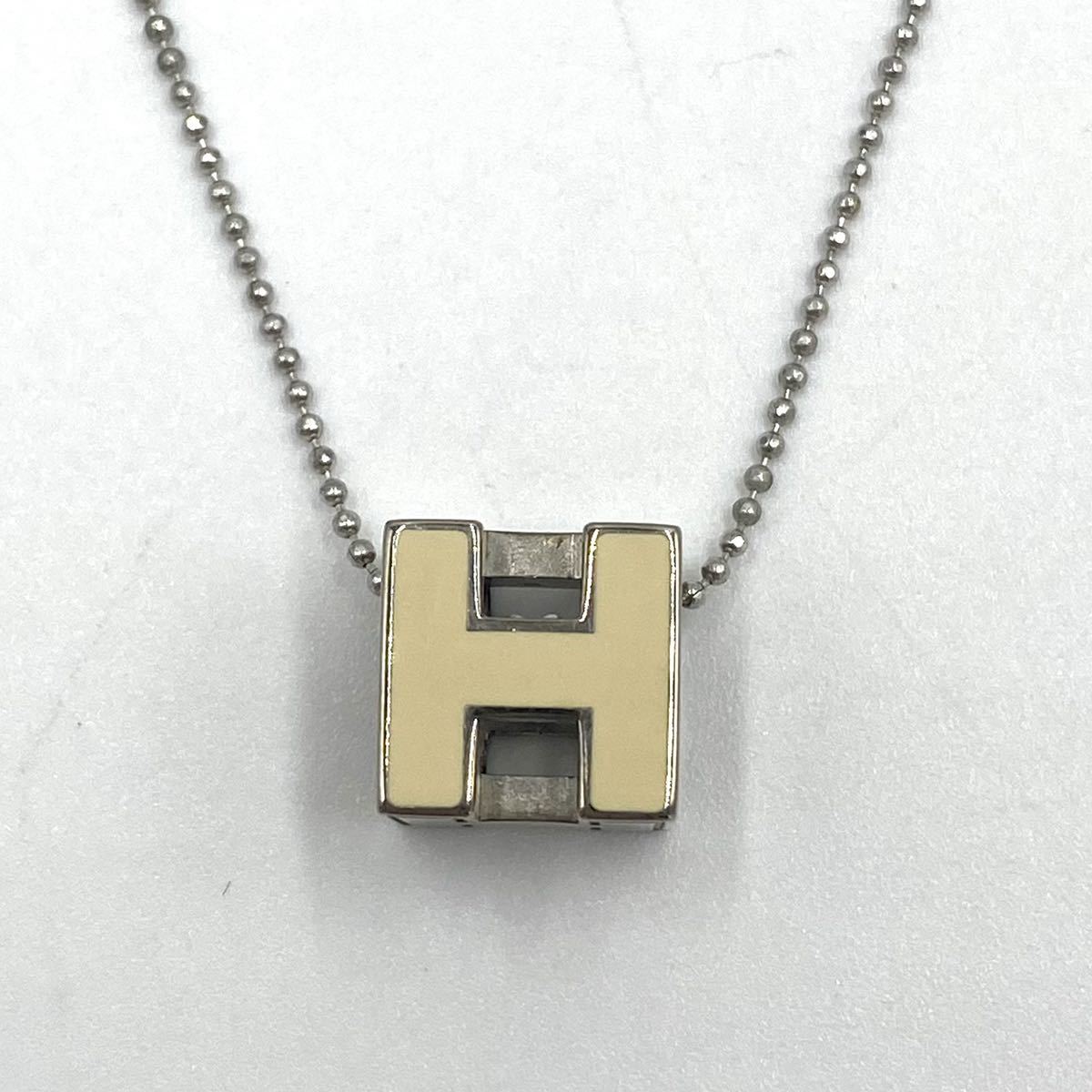 HERMES エルメス ネックレス Hキューブ 立体的 アクセサリー P31