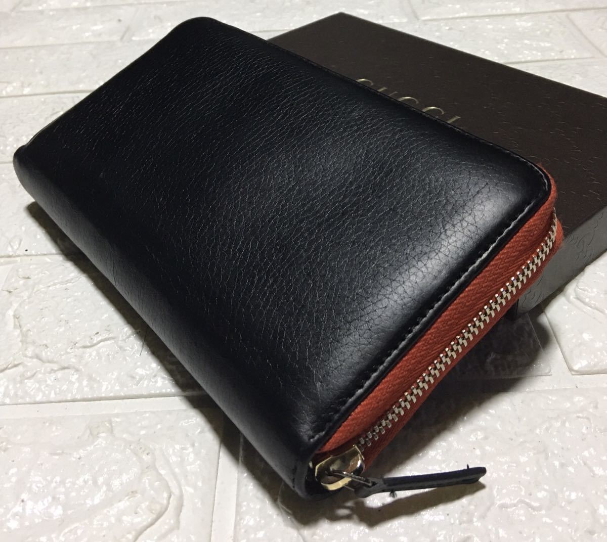 【美品】GUCCI グッチ ソーホー レザー ラウンドジップ 長財布 ブラック 正規品／鑑定済みGUCCIソーホーGGラウンドジップ長財布／リカラー