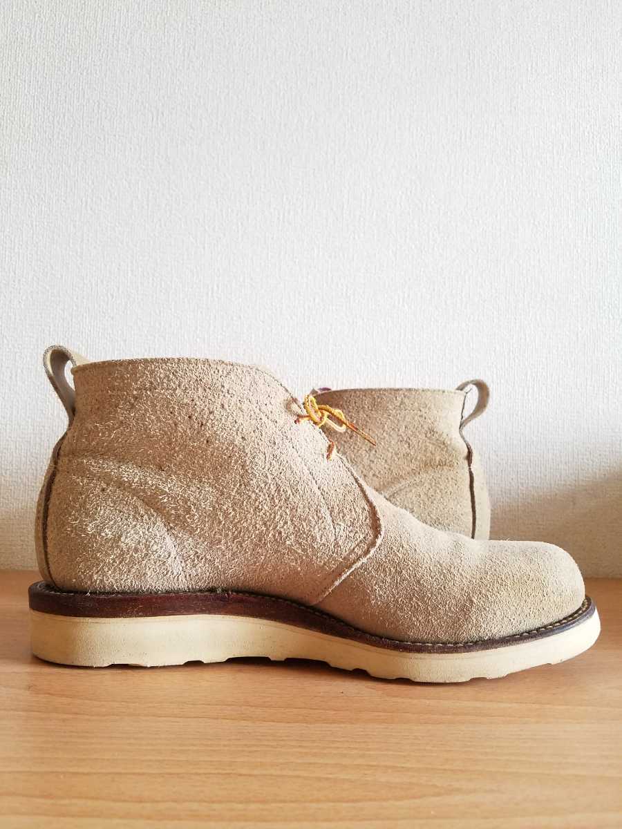 チぺワ 27.5 chippewa 9.5E スエード チャッカブーツ レザーブーツ 