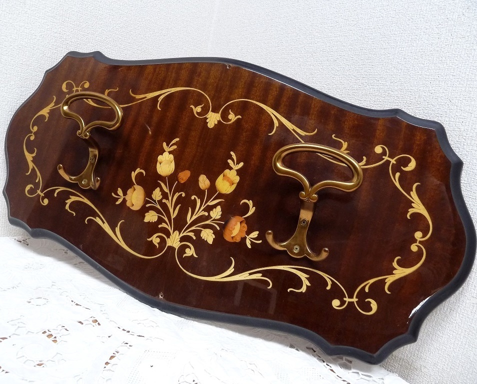 新品　ジオバンニ社　アンティーク　象嵌トレイ　イタリア製　ヴィンテージ 象嵌 イタリア製 2026年最新Yahoo!オークション -イタリア 木製