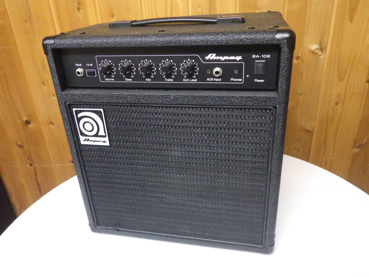 美品】AMPEG アンペグ BA-108 V2 20w 8インチスピーカー(コンボアンプ 