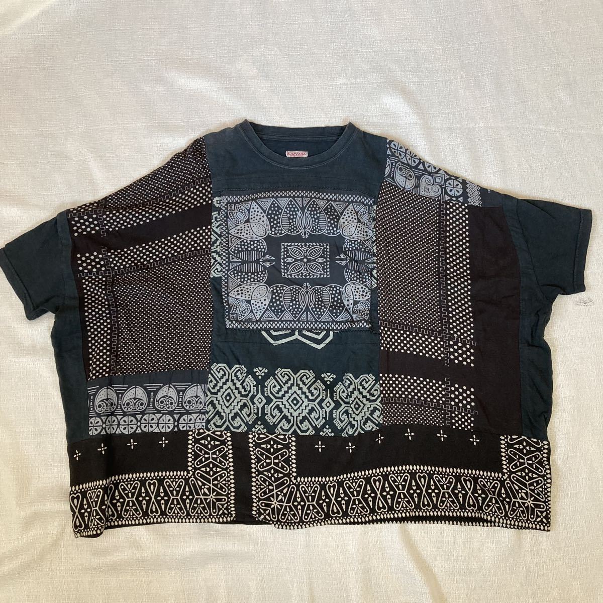 KAPITAL キャピタル リメイク オーバーサイズ バンダナ tシャツ